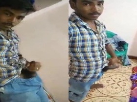 Tamil boy gets kai from hitting and takes kanju in video