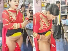 South Asian transgender person undressed and soliciting funds