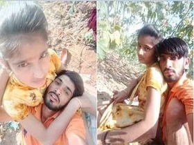 Desi couple enjoys outdoor sex on a sunny day