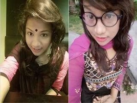 Exclusive Desi girl shows off her skills in a solo video