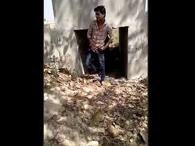 A Desi woman's lover is discovered outdoors for a passionate encounter