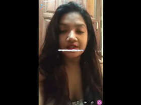 Indian girl in live action