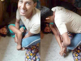 Indian couple enjoys steamy playtime