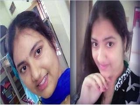 Desi Telugu girl records nude selfies for lover