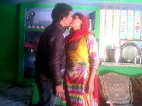 Village bhabhi's steamy encounter with her brother-in-law in the kitchen