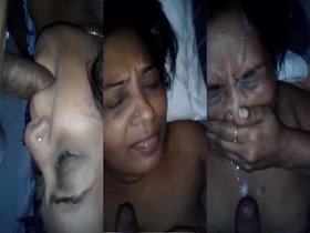 Indian wife experiences intense pleasure during first facial