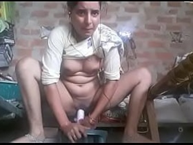 Village bhabi pleasures herself on camera