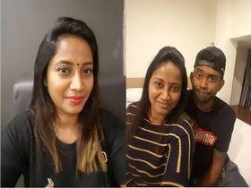 Tamil couple enjoys steamy hotel room sex