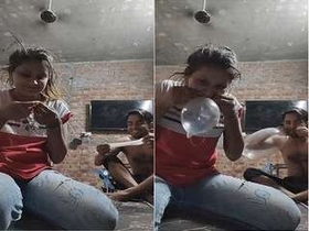 Desi Mistress's sensual rendezvous with condom play