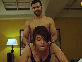 Indian beauty explores her desires with a dominant man in softcore scenes