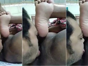 Indian husband drinks juice from his wife's vagina