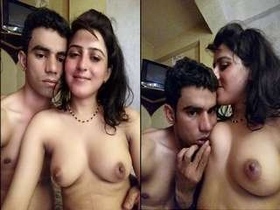 Adorable couple enjoys steamy sex with oral and penetrative intercourse