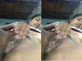 Indian girl films herself masturbating for her partner