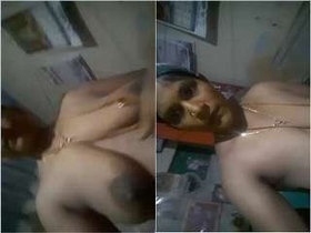 Rustic bhabhi unveils her naked body in a homemade video