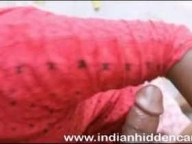 Indian wife gives her husband a blowjob in IMC sex