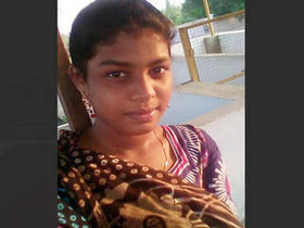 Tamil girl's shy boobs are shown in video