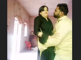 Stunning bhabhi and her ebony lover in hot action