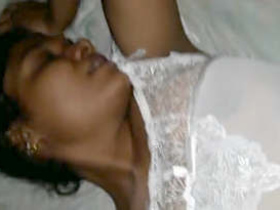 Vabi moans with pleasure while taking a hard dick