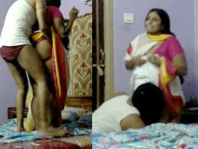 A young man receives intense anal sex from a gorgeous Tamil woman