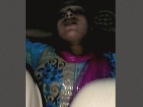 Bhabi in suit gets her hairy pussy fucked hard