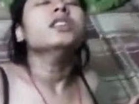 Desi bhabhi's attractive face in village setting