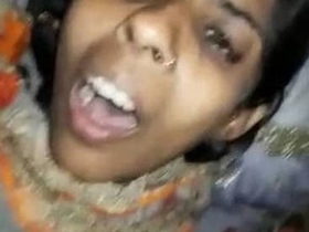 Desi bhabi and mallu couple enjoys painful fucking