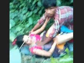 Passionate lovers get caught in the act of making love