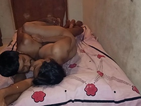 Desi couple in heat: Telugu couple gets steamy on camera