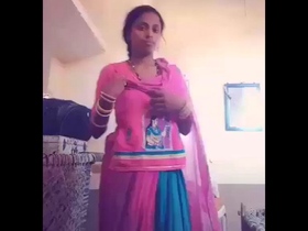 Desi bartender's village wife gets naughty in public