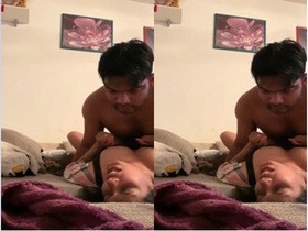 Exclusive video of a passionate lover fucking his girlfriend hard