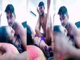 Young couple shares selfie video of their Indian lovers having sex