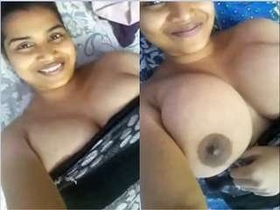 Desi Budi flaunts her big boobs on a video call