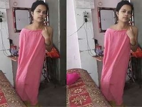Desi wife in a sexy outfit gets fucked hard