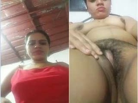 Indian girl flaunts her big tits and wet pussy in steamy video