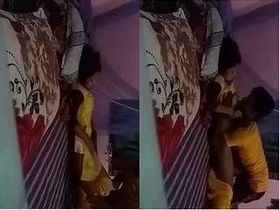 Indian couple enjoys passionate romance with tit sucking