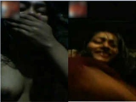 Hidden Bangla girl with her ample breasts