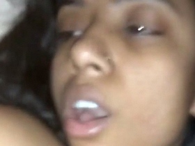 Indian bhabhi masturbates in front of the camera
