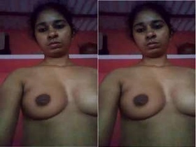 Bangla girl's nude selfies for your pleasure