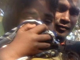 Desi girl's shy exposure in a charming video