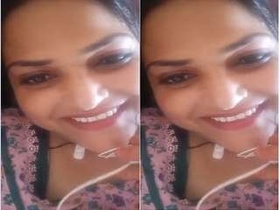 Attractive Indian woman enjoys intimate moments with her partner
