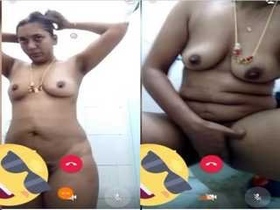 Horny bhabhi flaunts her boobs and pussy in a seductive video