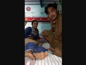 After intense sexual activity, a man becomes intimate with his attractive spouse who used to be his lover