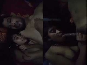Horny Indian girl gives a blowjob and gets fucked in the ass