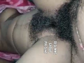 Hairy Indian stud satisfies Dehati's hairy pussy with his big cock