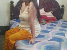 Indian aunt roughly taken by her brother-in-law at residential property