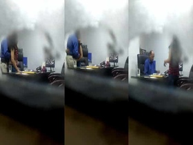 Office workers caught having sex on camera and shared online