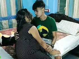 Indian college student engages in sexual activity with her partner following lessons