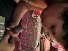 Assamese woman gives a sensual blowjob in a homemade video