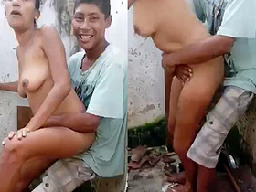 A village girl gets fucked in the open air