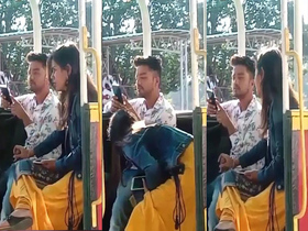 Indian couple has sex in the outdoors and is caught on camera